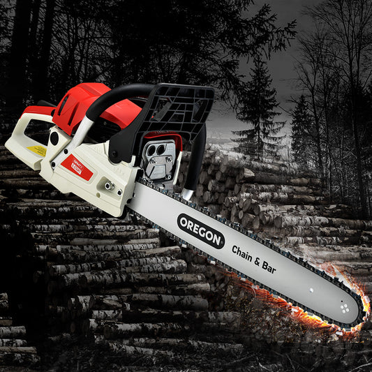 52Cc 20" Oregon Bar E-Start Pruning Chainsaw, Commercial Grade
