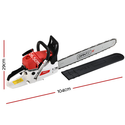 72Cc 24" Bar E-Start Pruning Chainsaw, Commercial Grade