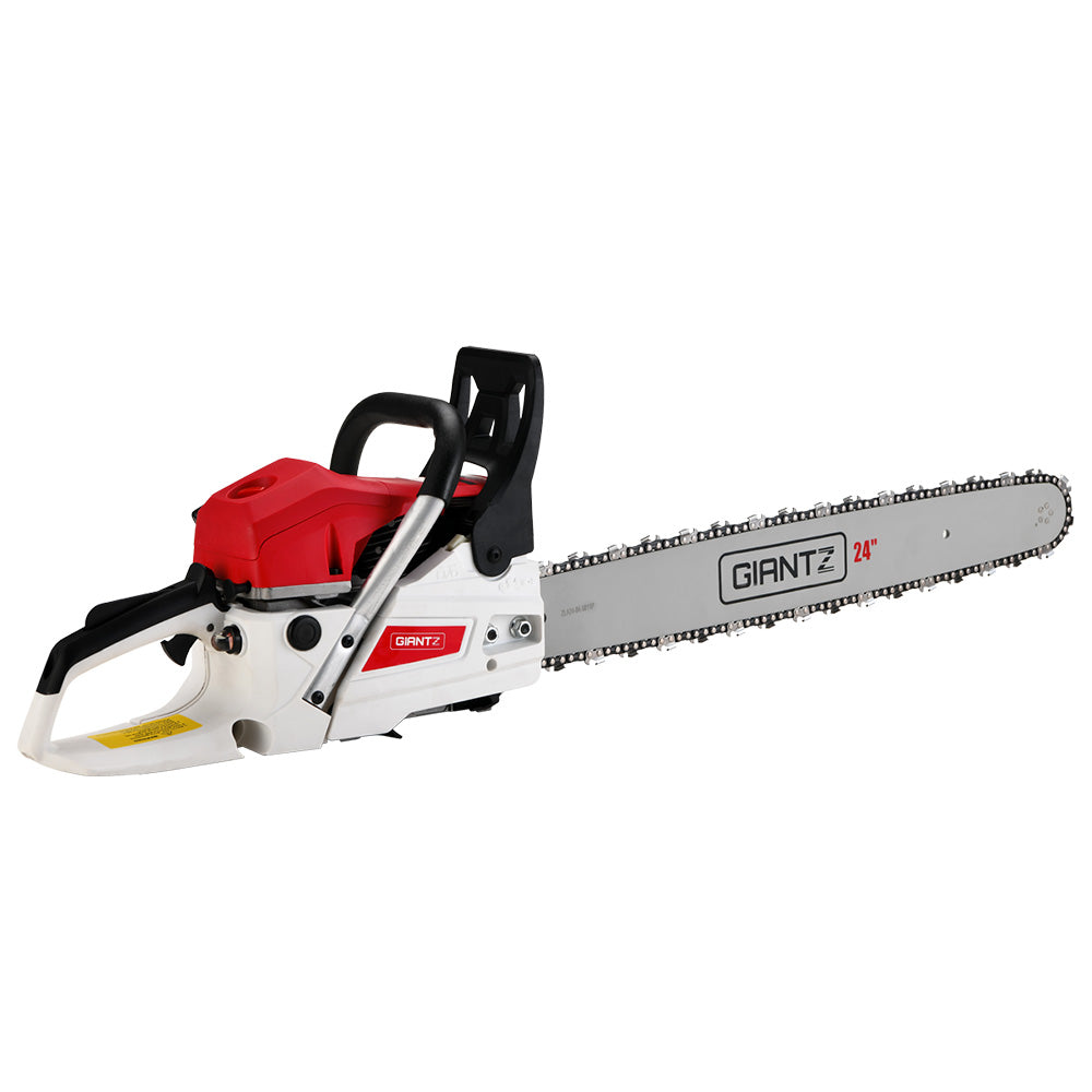 72Cc 24" Bar E-Start Pruning Chainsaw, Commercial Grade