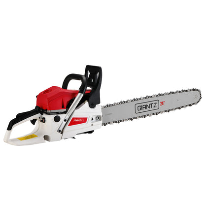 72Cc 24" Bar E-Start Pruning Chainsaw, Commercial Grade