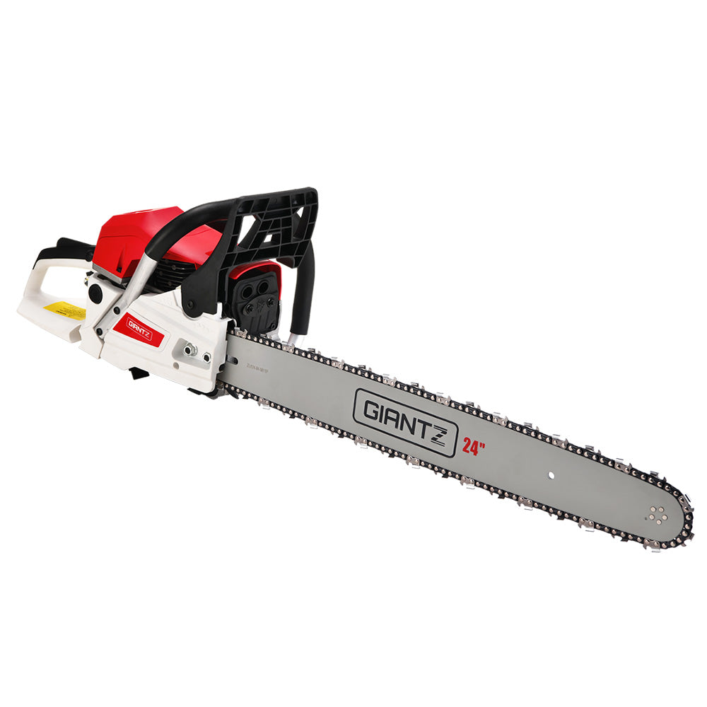 72Cc 24" Bar E-Start Pruning Chainsaw, Commercial Grade