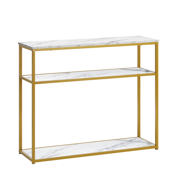  Hall Console Table Metal Hallway Desk Entry Display Wh&GD Furniture