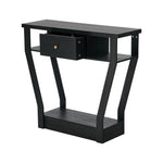 Console Table 1 Drawer Hallway Storage Black | HomeAndLiving