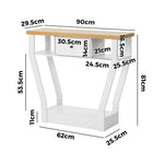 Console Table Hallway Storage 1 Drawer Shelf | HomeAndLiving