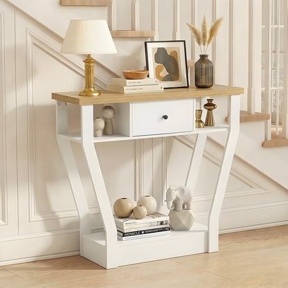 Console Table Hallway Storage 1 Drawer Shelf | HomeAndLiving