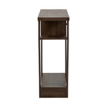 Console Table 1 Drawer Hallway Storage Walnut | HomeAndLivin