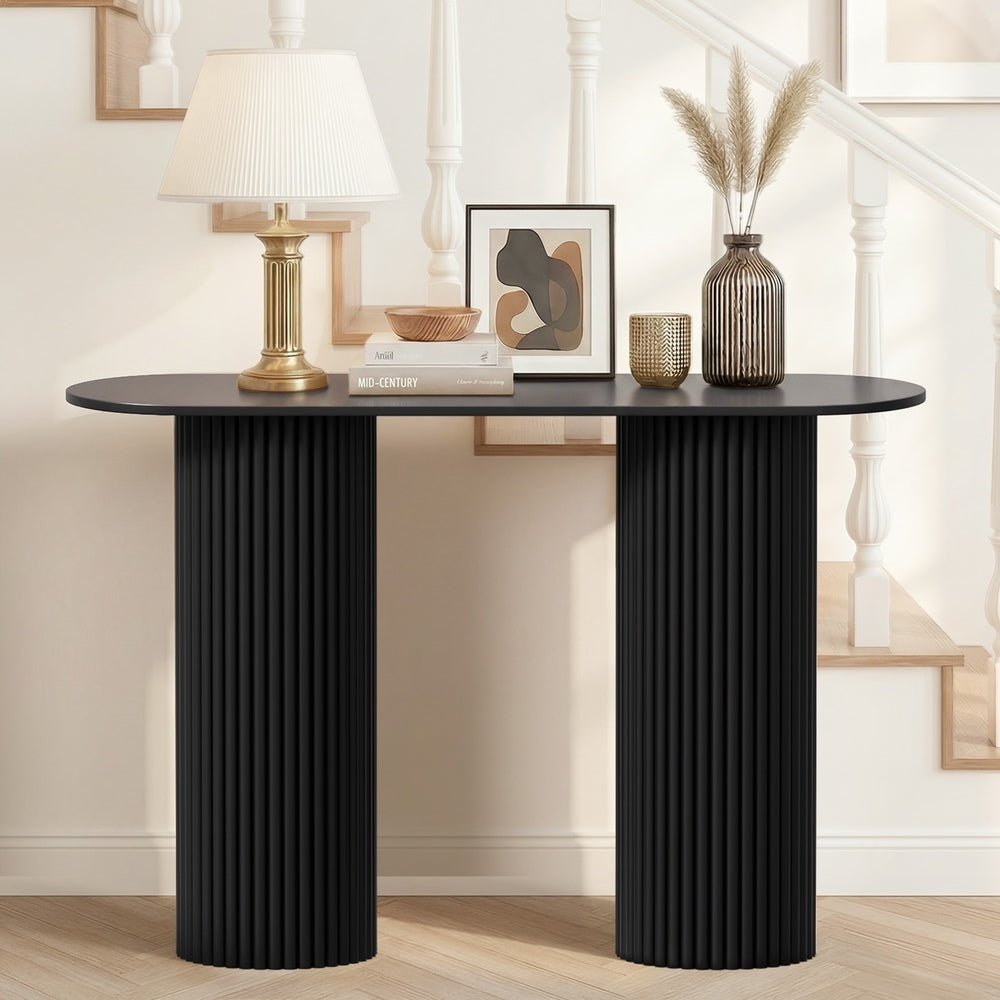 Black table 115x35x76.5cm