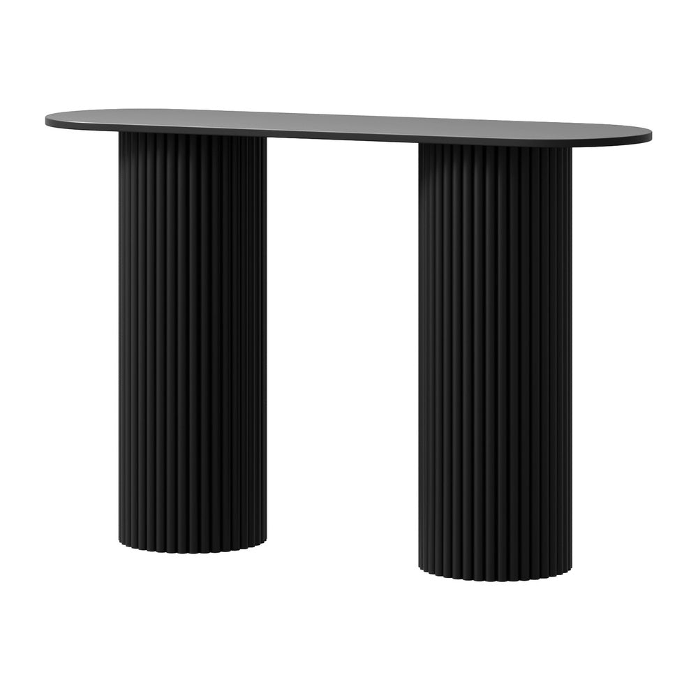 Black table 115x35x76.5cm, side view