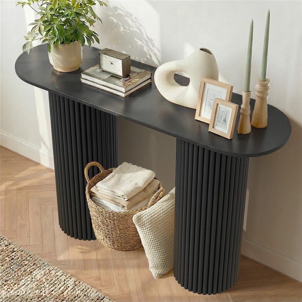 Black table 115x35x76.5cm, view 6