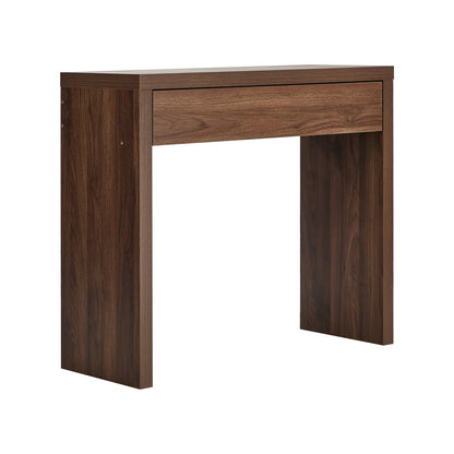 Walnut Console Table Drawer Hallway Sofa | HomeAndLiving