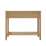 2-tier Console Table 100cm with 2 Storage Drawer