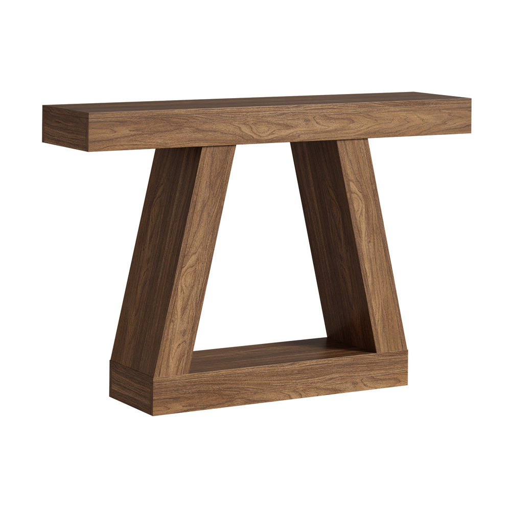 Walnut Console Table Hallway Display 120cm | HomeAndLiving