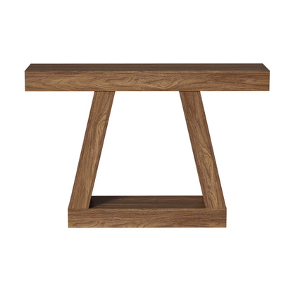 Walnut Console Table Hallway Display 120cm | HomeAndLiving