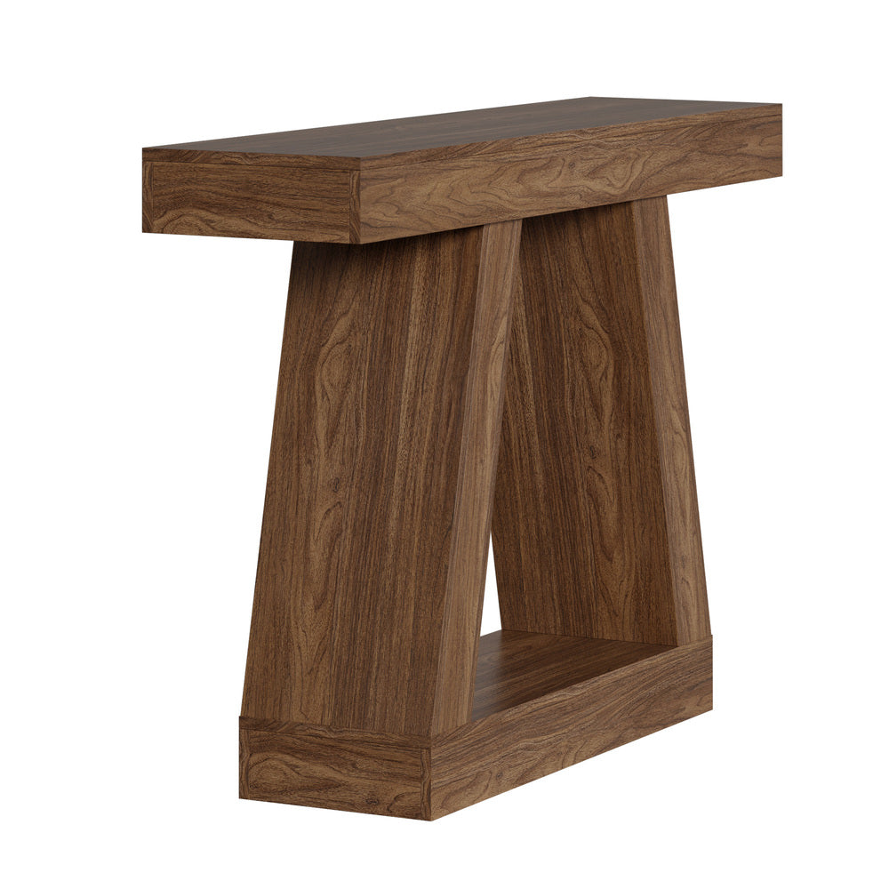 Walnut Console Table Hallway Display 120cm | HomeAndLiving