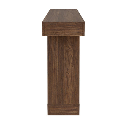 Walnut Console Table Hallway Display 120cm | HomeAndLiving
