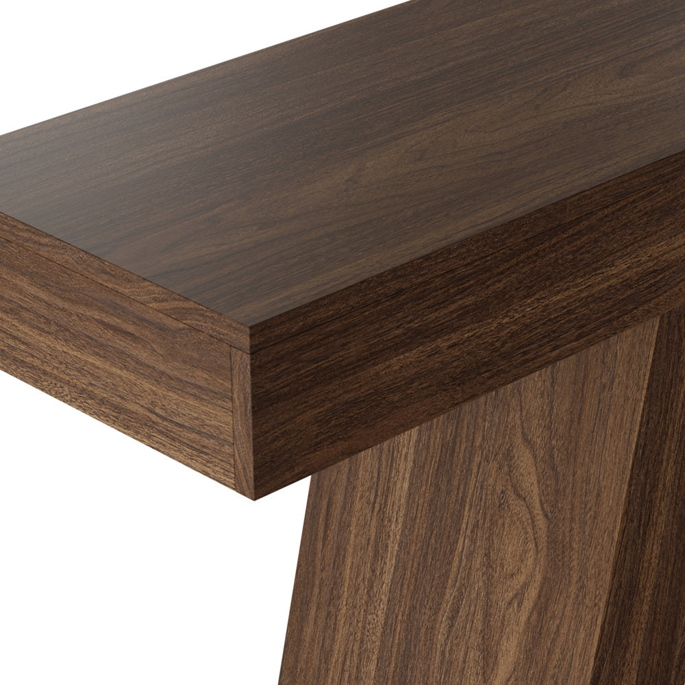 Walnut Console Table Hallway Display 120cm | HomeAndLiving