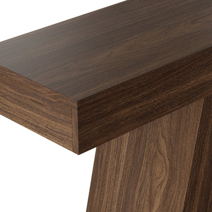 Walnut Console Table Hallway Display 120cm | HomeAndLiving