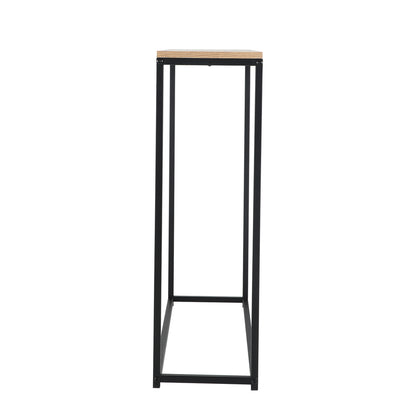 Console Table Wooden Tabletop Black&Wood