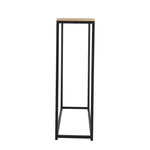 Console Table Wooden Tabletop Black&Wood