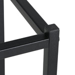 Console Table Wooden Tabletop Black&Wood