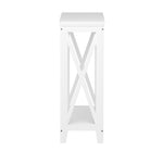 2-Tier Console Table X-Design Wooden White