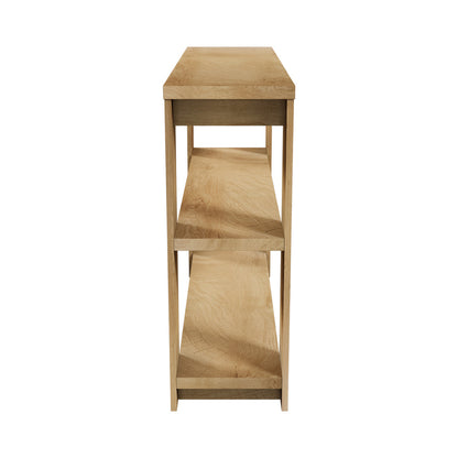 Console Table Natural Wood 120x29x80cm
