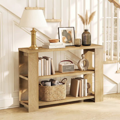 Console Table Natural Wood 120x29x80cm