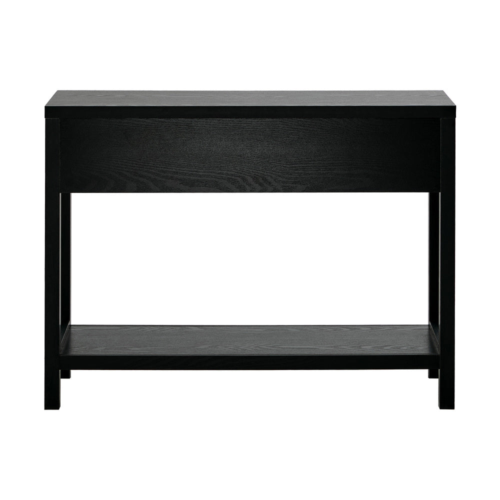 Console Table 2 Drawers Entry Table Hallway Display Black