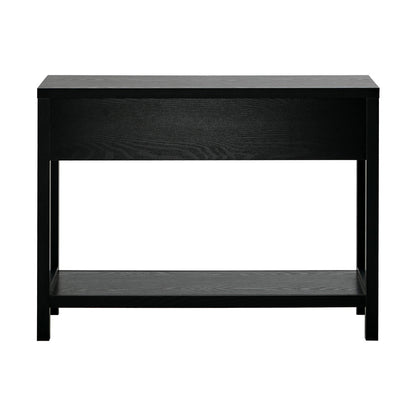 Console Table 2 Drawers Entry Table Hallway Display Black