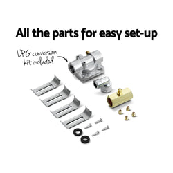 Gas Cooktop 60Cm Stove Hob Black