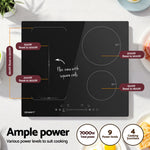 60cm Electric Induction Cooker Built-In Kitchen Cooktop Appliance