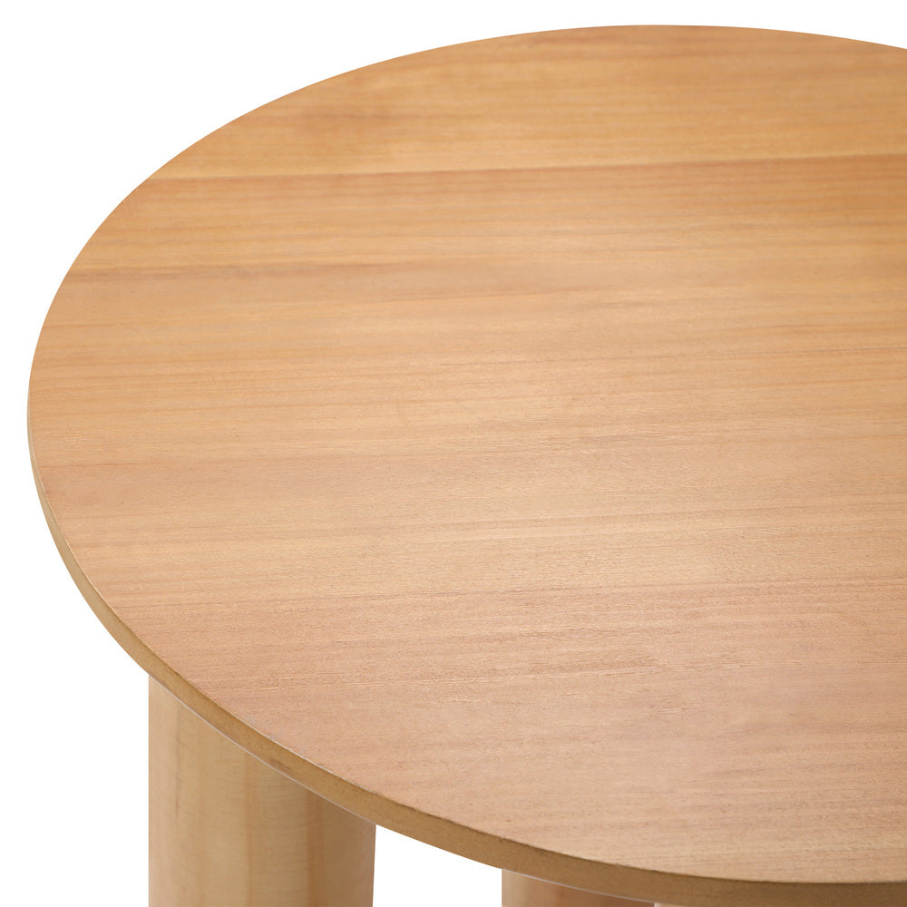 Coffee Table Side End Tables Round Wooden