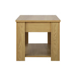 Elegant Lift-Up Top Coffee Table with White Finish and Ample Storage Space