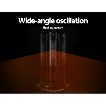 Ceramic Tower Heater 3D Flame 2000W
