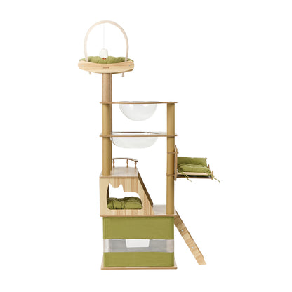 Cat Tree Tower Scratching Post Condo House Bed Furniture 190cm