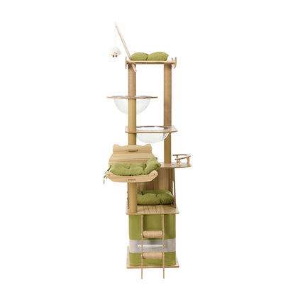 Cat Tree Tower Scratching Post Condo House Bed Furniture 190cm