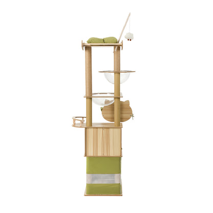 Cat Tree Tower Scratching Post Condo House Bed Furniture 190cm