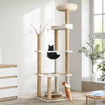 Cat Tree Rattan Cat Scratching Post 164CM