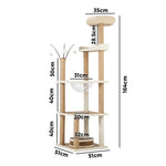 Cat Tree Rattan Cat Scratching Post 164CM