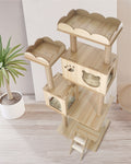 Cat Tree Tower Scratching Post Wood Condo 161cm