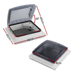 Caravan Roof Vent Air Exhaust Hatch RV Motorhome Camper White