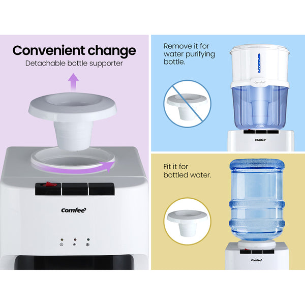  Water Dispenser Cooler 15L Filter Chiller Purifier Bottle Cold Hot Stand