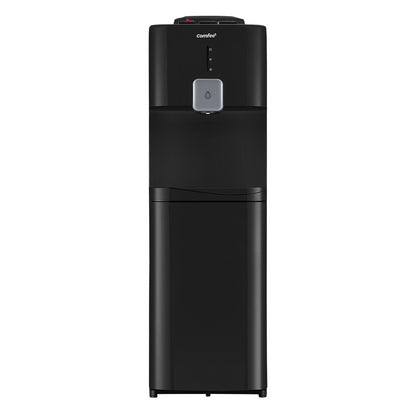 Water Dispenser Cooler Hot Cold Taps Purifier Stand 20L Cabinet Black