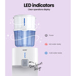 Water Cooler Dispenser Stand Chiller Cold Hot 15L Purifier Bottle Filter-White