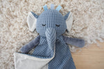 Snuggle buddy trunks elephant blanket