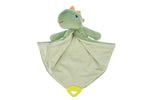 Snuggle buddy minty dinosaur blanket