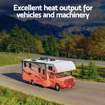 5Kw Portable Diesel Air Heater Remote Control Lcd Display Quick Heat Car