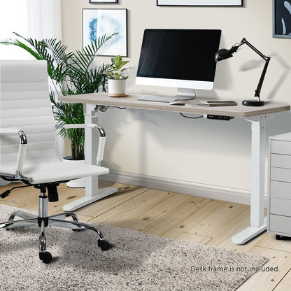 Standing Desk Top Adjustable Electric Grey-Oak