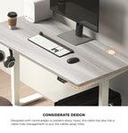 Standing Desk Top Adjustable Electric Grey-Oak