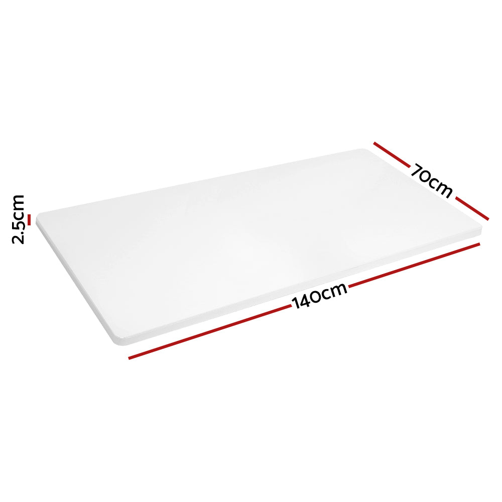 Adjustable Motorised Electric Desk Top - White